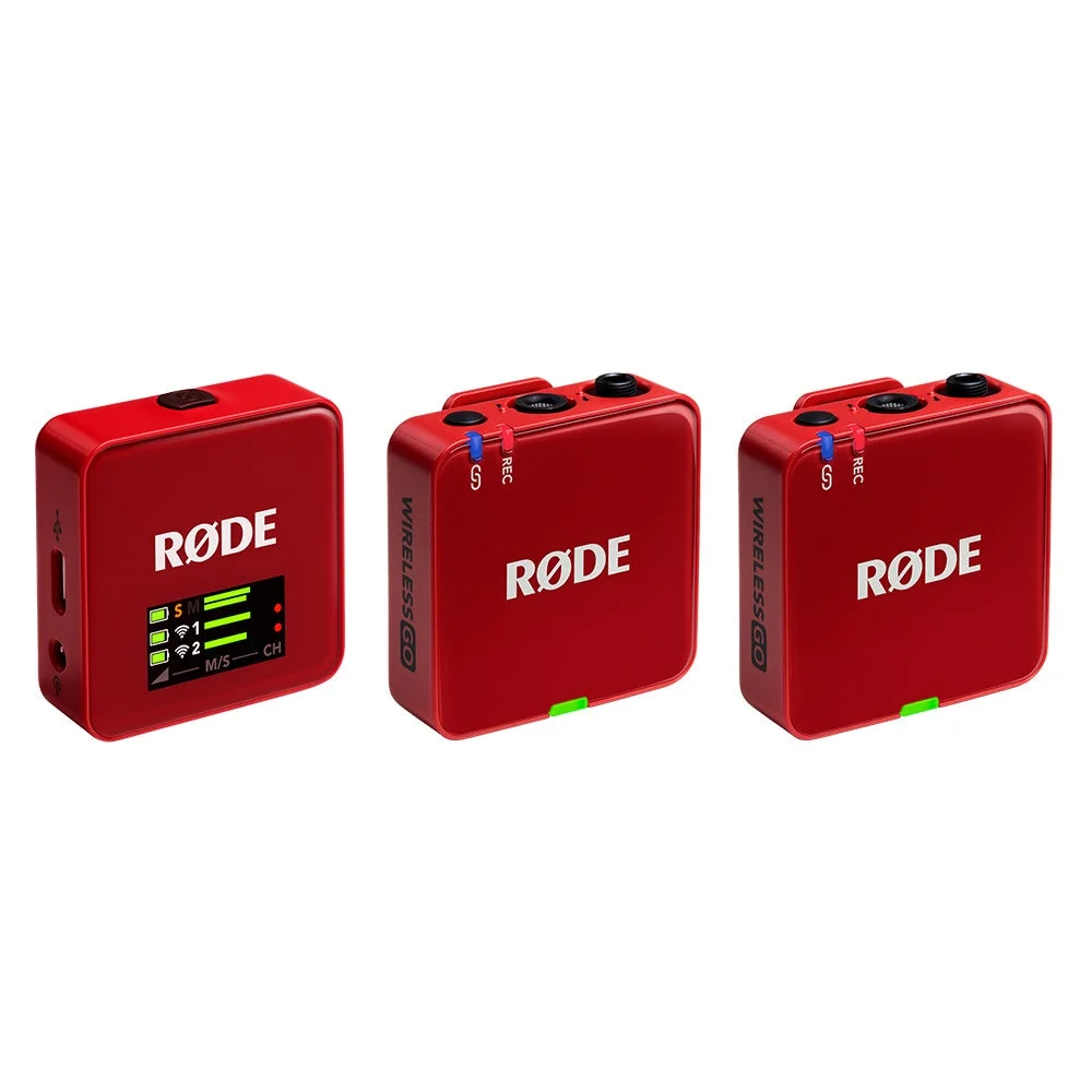 RØDE ワイヤレスゴー(第3世代)のレッドモデル