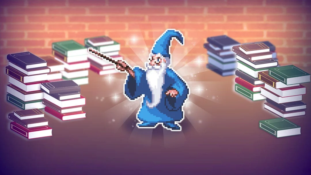 新キャラクター「魔法使いの先生 マーリン」のピクセルアート