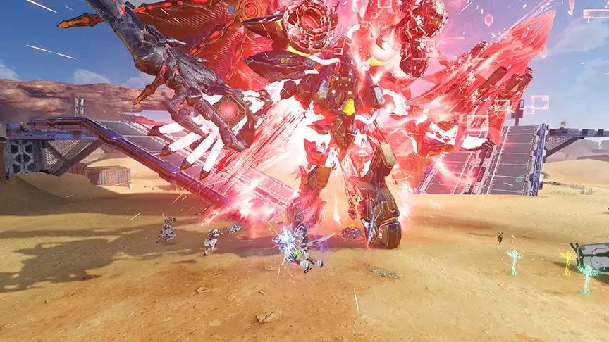 期間限定クエストで巨大エネミーに挑むアークスたち