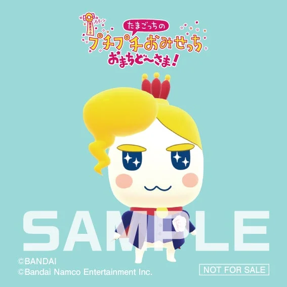 試遊イベントでプレゼントされる「たまひこ王子」オリジナルステッカー