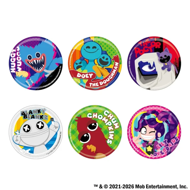 Poppy Playtime Chapter 5 トレーディング缶バッジ 全6種