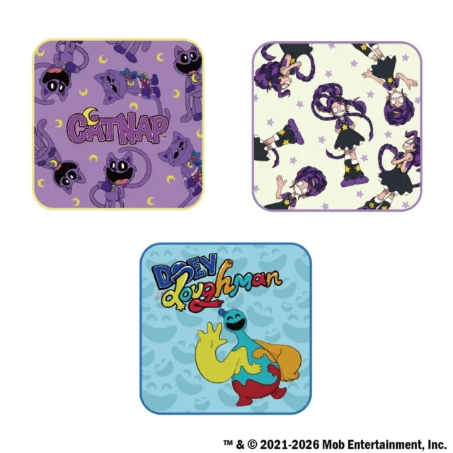 Poppy Playtime キャットナップ＆ニューフレンズ ミニタオル3枚セット