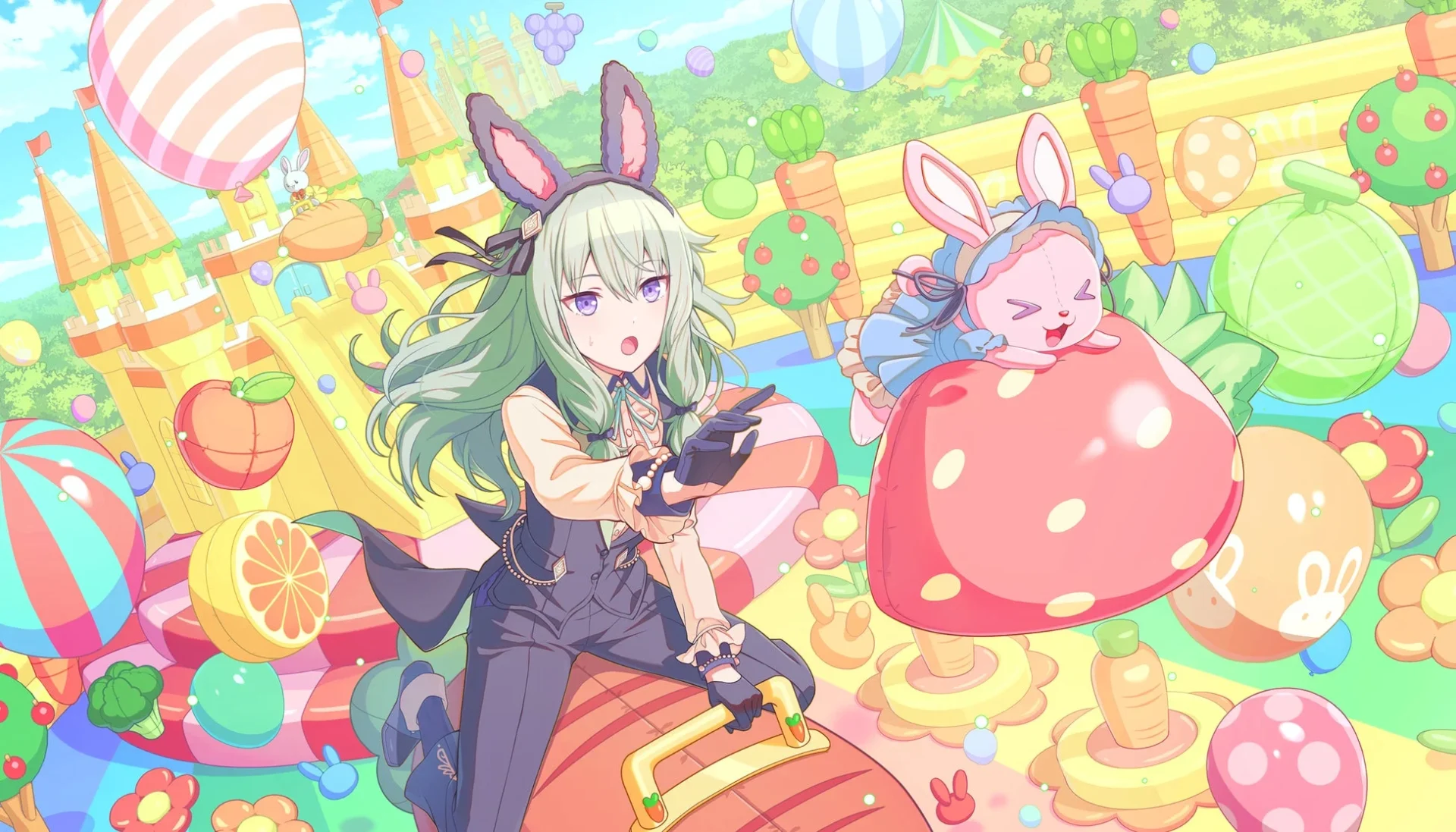 「プロジェクトセカイ」草薙寧々「鏡の前の戦い」特訓後イラスト