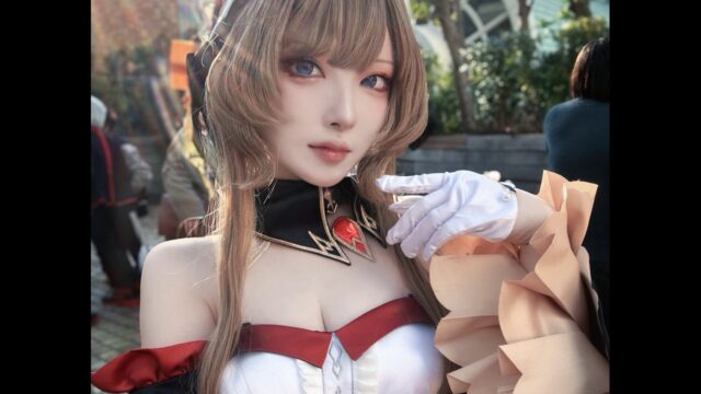 冷徹な美しさが光る！　幸まる、『原神』サンドローネのコスプレ写真をアコスタ池袋で披露