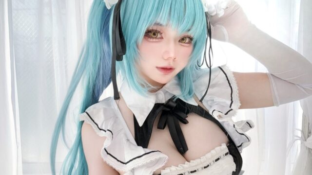 セクシーなメイド姿で大興奮！　ゆめさん、『勝利の女神：NIKKE』プリバティ:アンカインド・メイドを完全再現