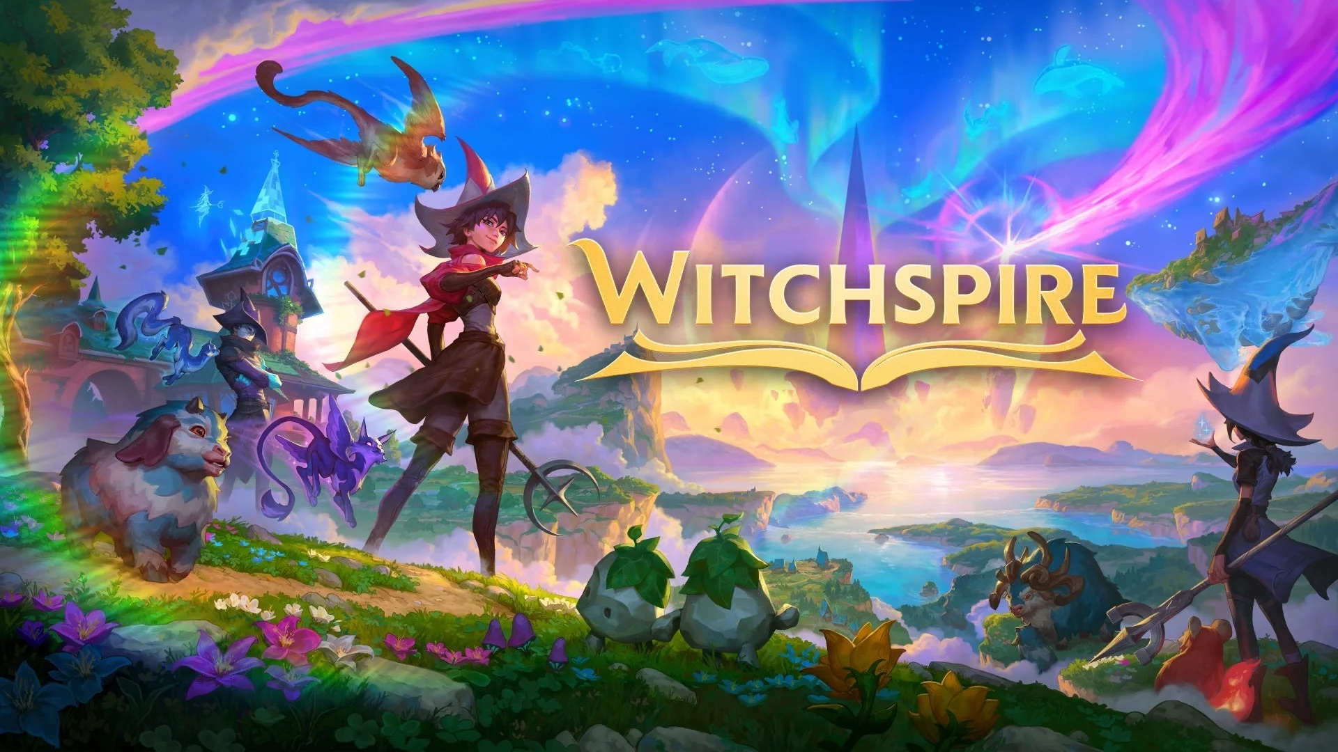 魔法サバイバルクラフトゲーム『Witchspire』のキービジュアル