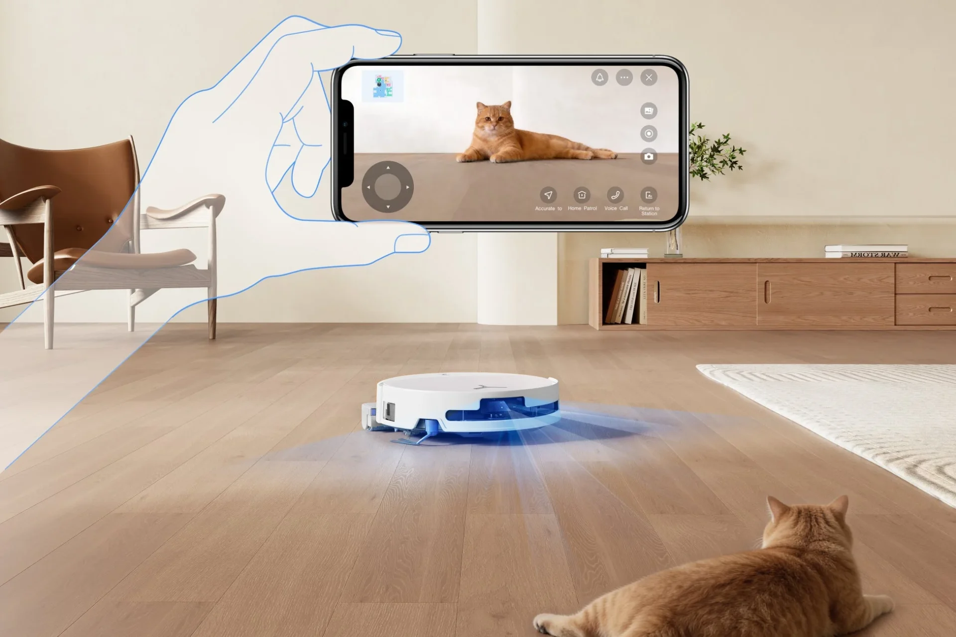 AGENT YIKOとスマートフォン連携でのペット見守り