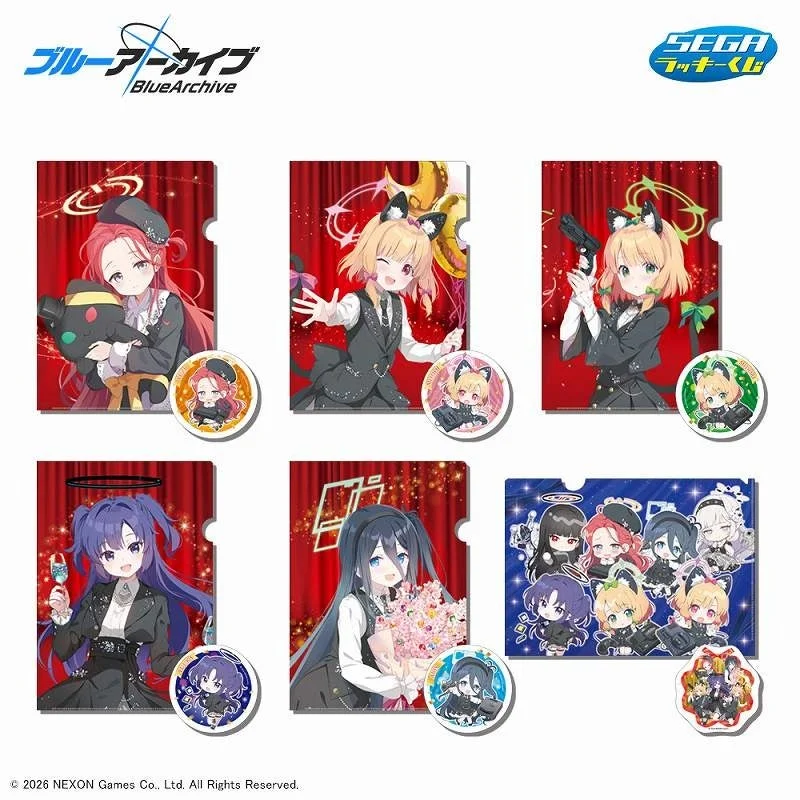 C賞 クリアファイル＋ステッカーセット全6種