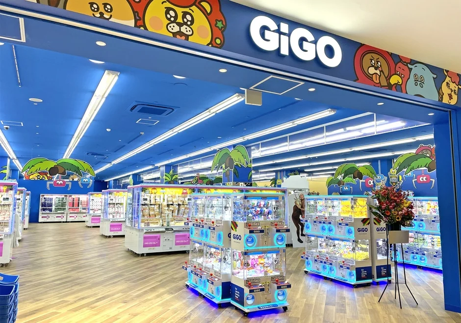 GiGOクレーンゲームオアシス イオンモール桑名の店内風景