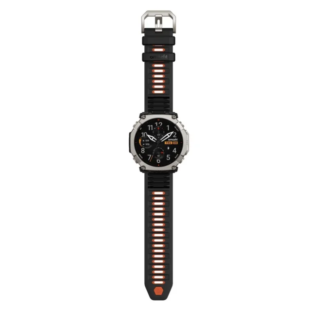 Amazfit T-Rex Ultra 2（ブラックマグマ）のバンドを含む製品全体画像