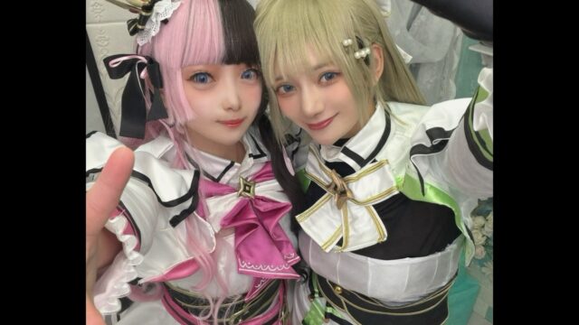 統一感抜群で可愛い！　あさみりりこ∞と桜井、「hnbnフェス」衣装でツーショット披露