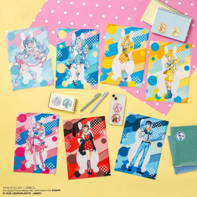 K賞「等身イラストver.」クリアファイル＆ステッカーセット