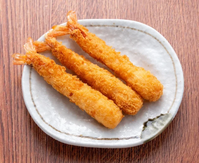 スープカレーのトッピング海老フライ