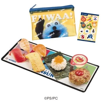 パペットスンスンコラボ限定クリアポーチ＆シール付き ぷちローセット