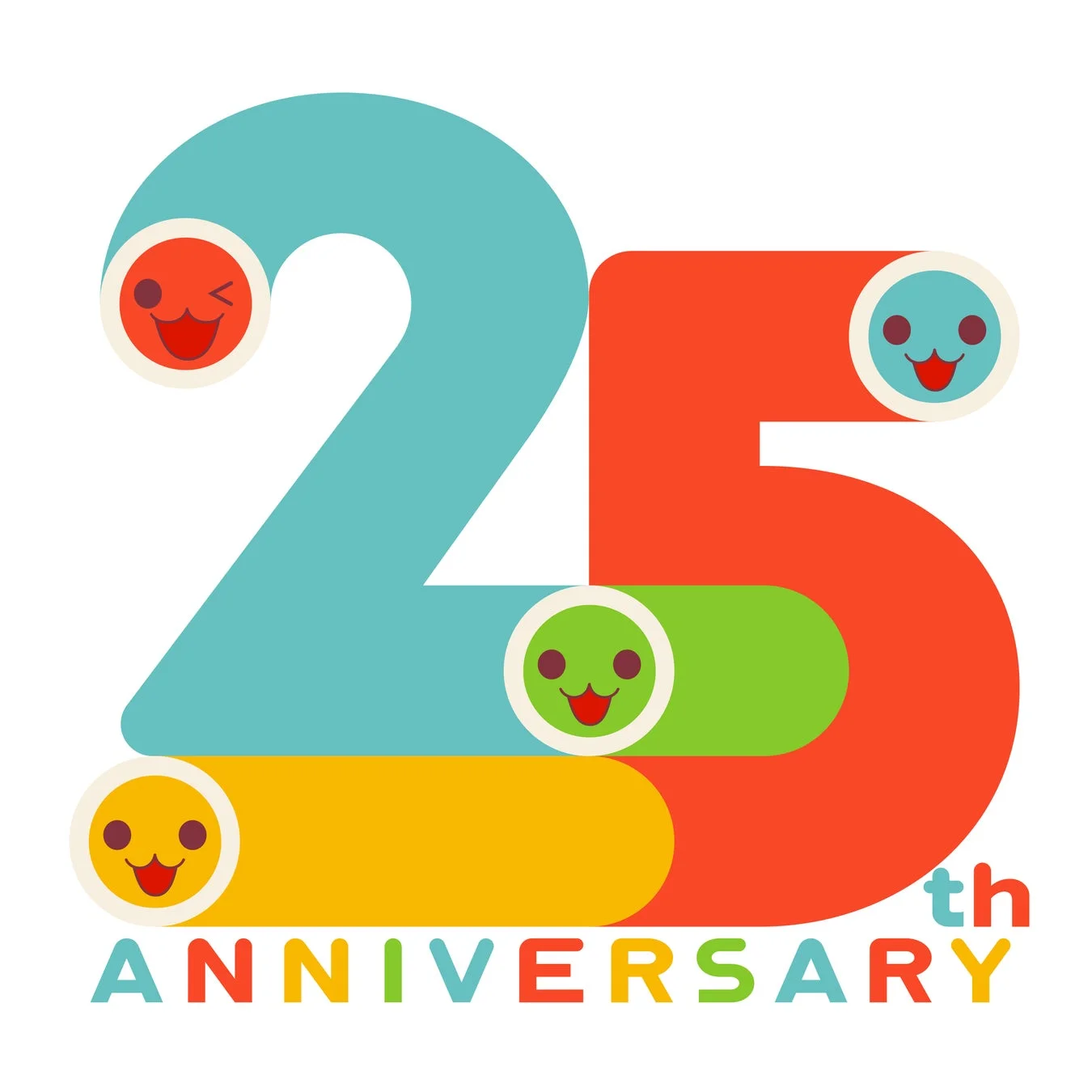 太鼓の達人25周年記念ロゴ