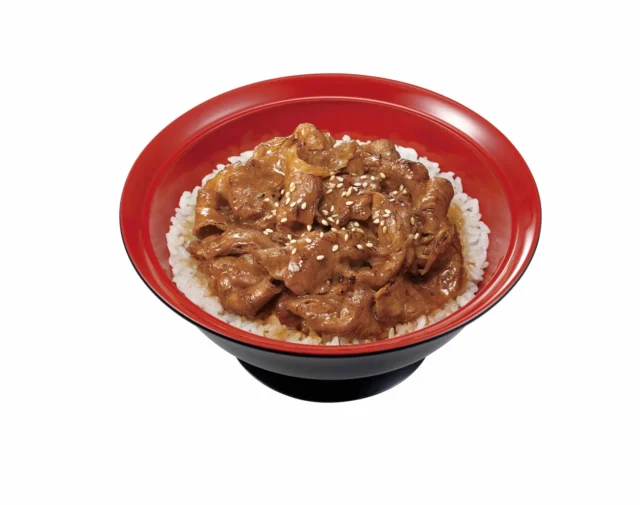 すき家の牛カルビ焼肉丼