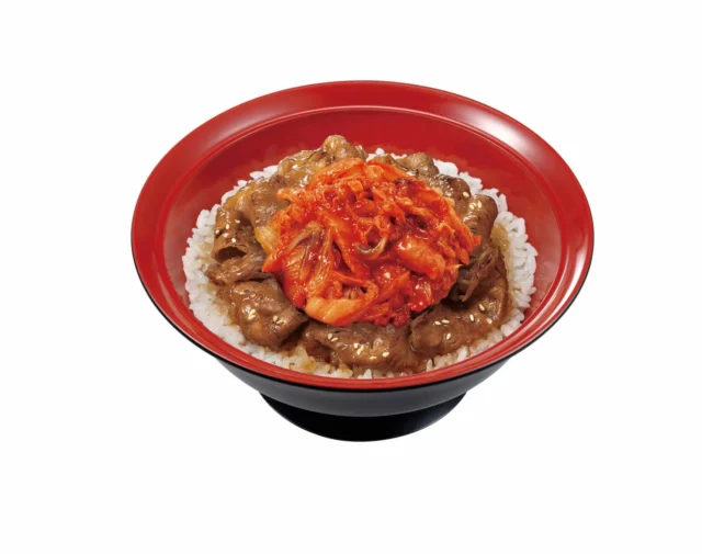 すき家のキムチ牛カルビ焼肉丼
