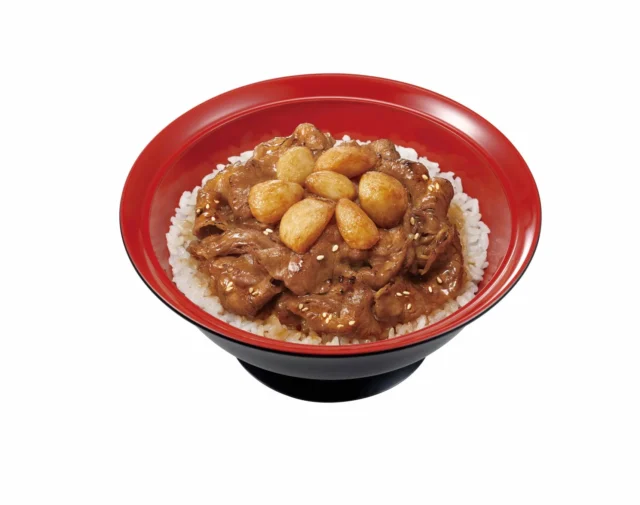 すき家のにんにく牛カルビ焼肉丼