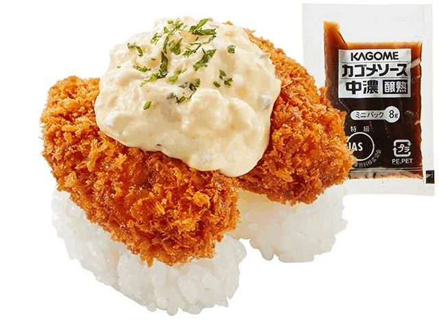 広島県産 牡蠣フライにぎり たまごたっぷりタルタル＆ソース