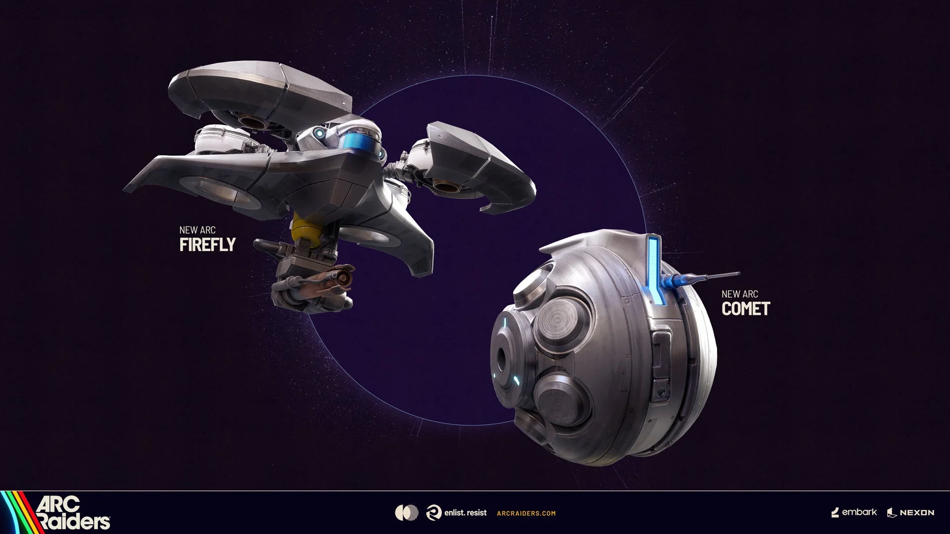 新ARC「ファイアフライ」と「コメット」のデザイン