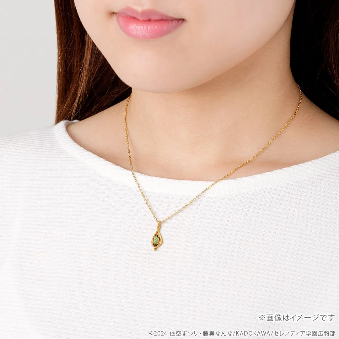 ペリドットのネックレス着用イメージ