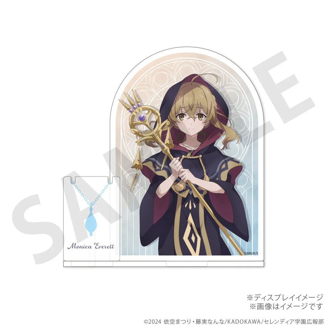 購入特典のモニカ描き下ろしアクリルジュエリースタンド