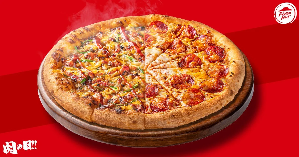 新・特うまプルコギとペパロニクラシックのハーフ&ハーフピザ