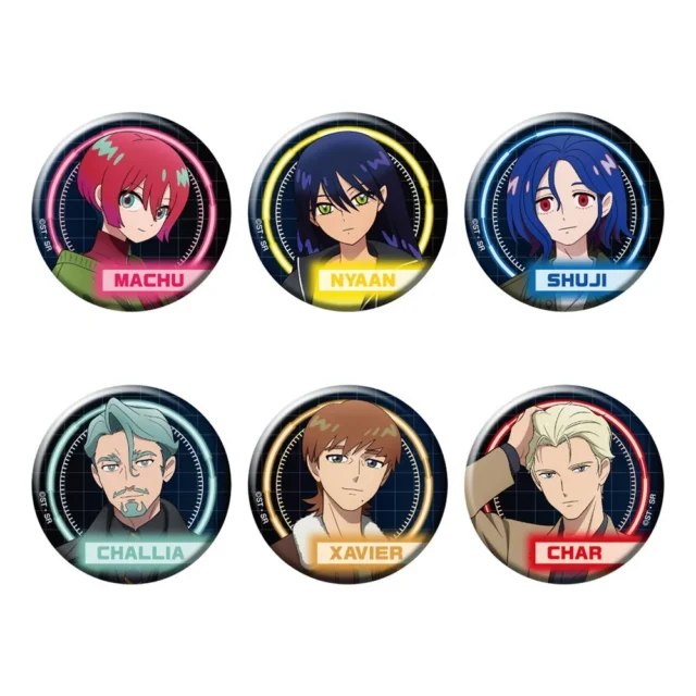 オリジナルグッズ「缶バッジ（ランダム6種）」の画像。