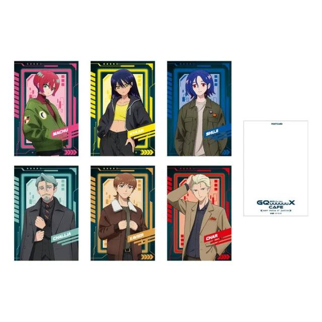 オリジナルグッズ「ポストカード6枚セット」の画像。