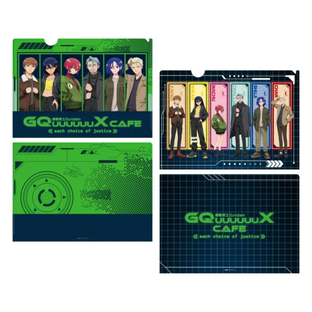 オリジナルグッズ「A4クリアファイル2枚セット」の画像。