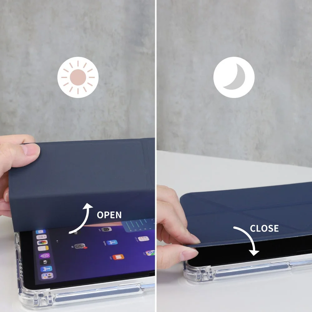 iPadケースのカバー開閉によるオートスリープ・オートウェイクアップ機能