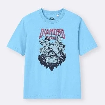 GUジョジョコラボ ダイヤモンドは砕けない 東方仗助Tシャツ