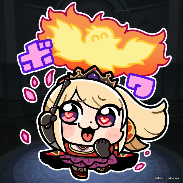 コラボ限定ユニット「待機モード」ヴァハのイラスト