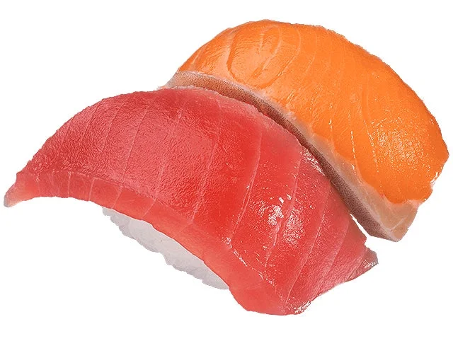 お得な組み合わせ例のまぐろ・サーモン二種盛り