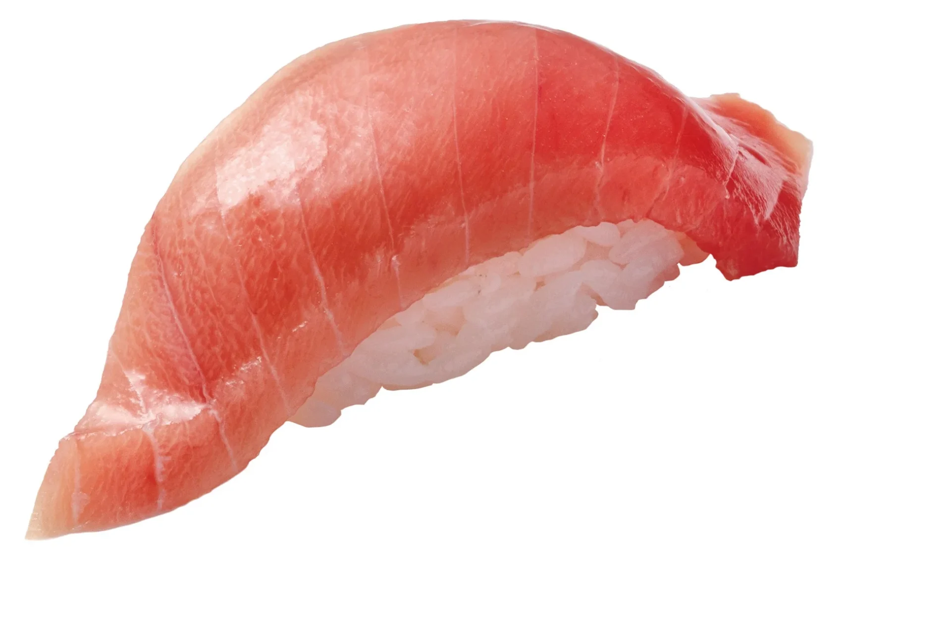 赤身と脂のバランスが良い厳選まぐろ中とろのにぎり