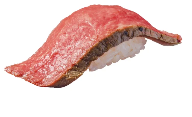 全国和牛能力共進会で日本一を獲得した鹿児島黒牛5等級の握り