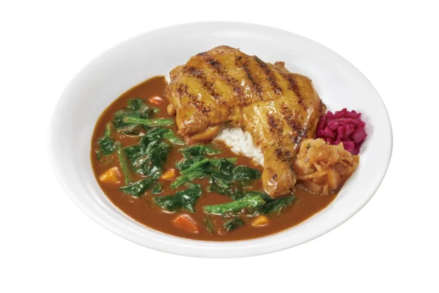 すき家のほうれん草ほろほろチキンカレー