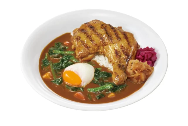 すき家のおんたまほうれん草ほろほろチキンカレー