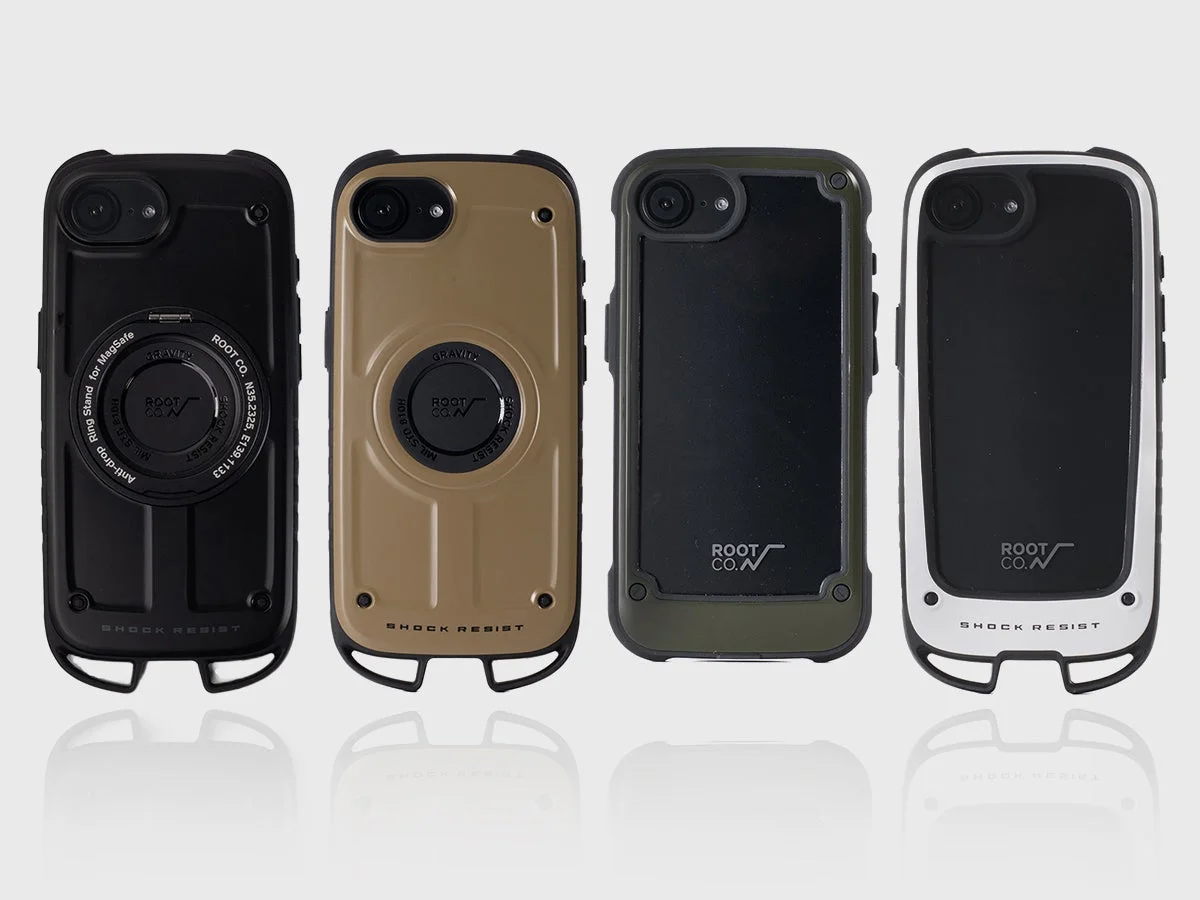 ROOT CO.のiPhone17e対応ケース4種類の背面デザイン