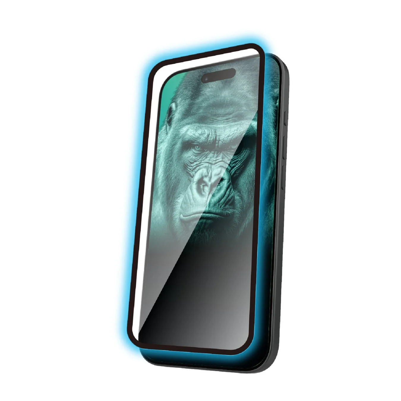 ガラスフィルム フレーム付き ゴリラ ブルーライトカット 超簡単貼り付けツール