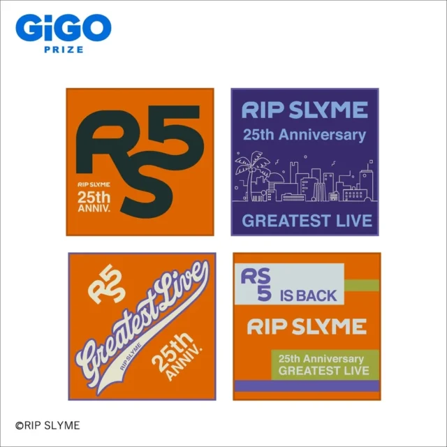 RIP SLYME×GiGOコラボ限定ハンドタオル(全4種)