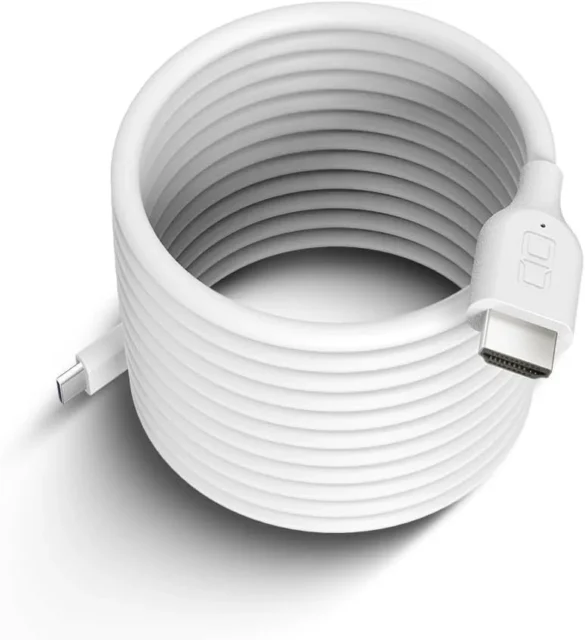 スパイラルシリコンケーブル C to HDMI 2mの製品イメージ