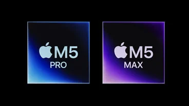 Apple M5 ProとM5 Maxチップのロゴ