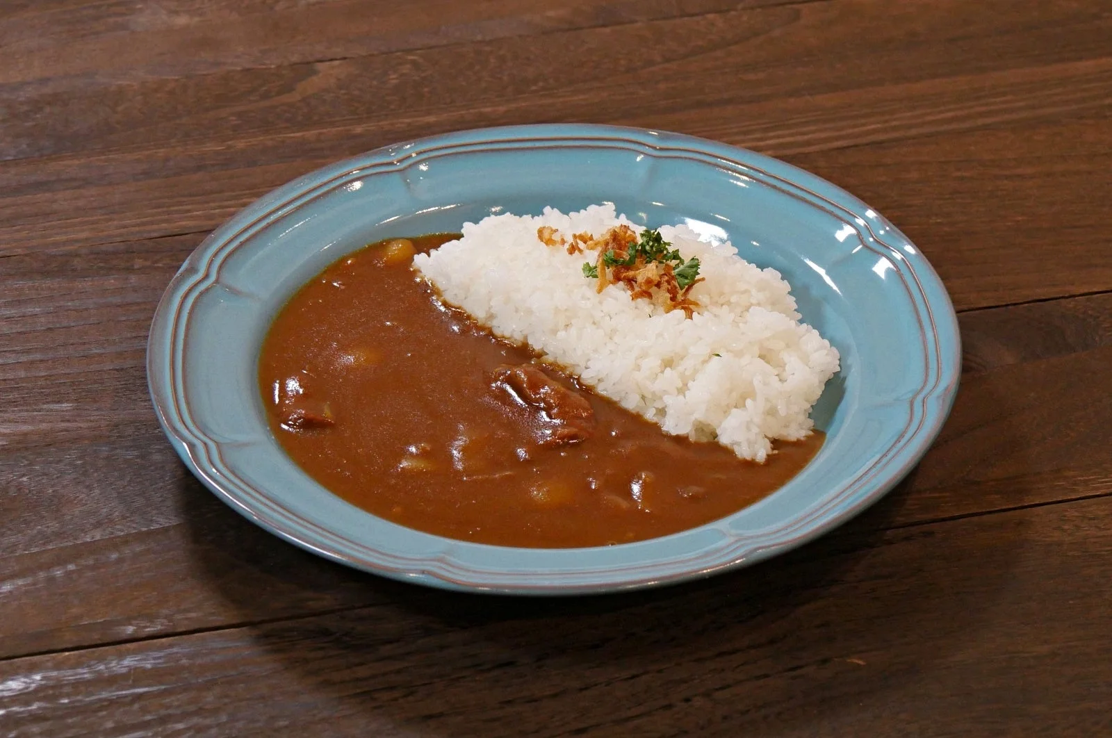 ステーキのあさくま名物「牛すじカレー」