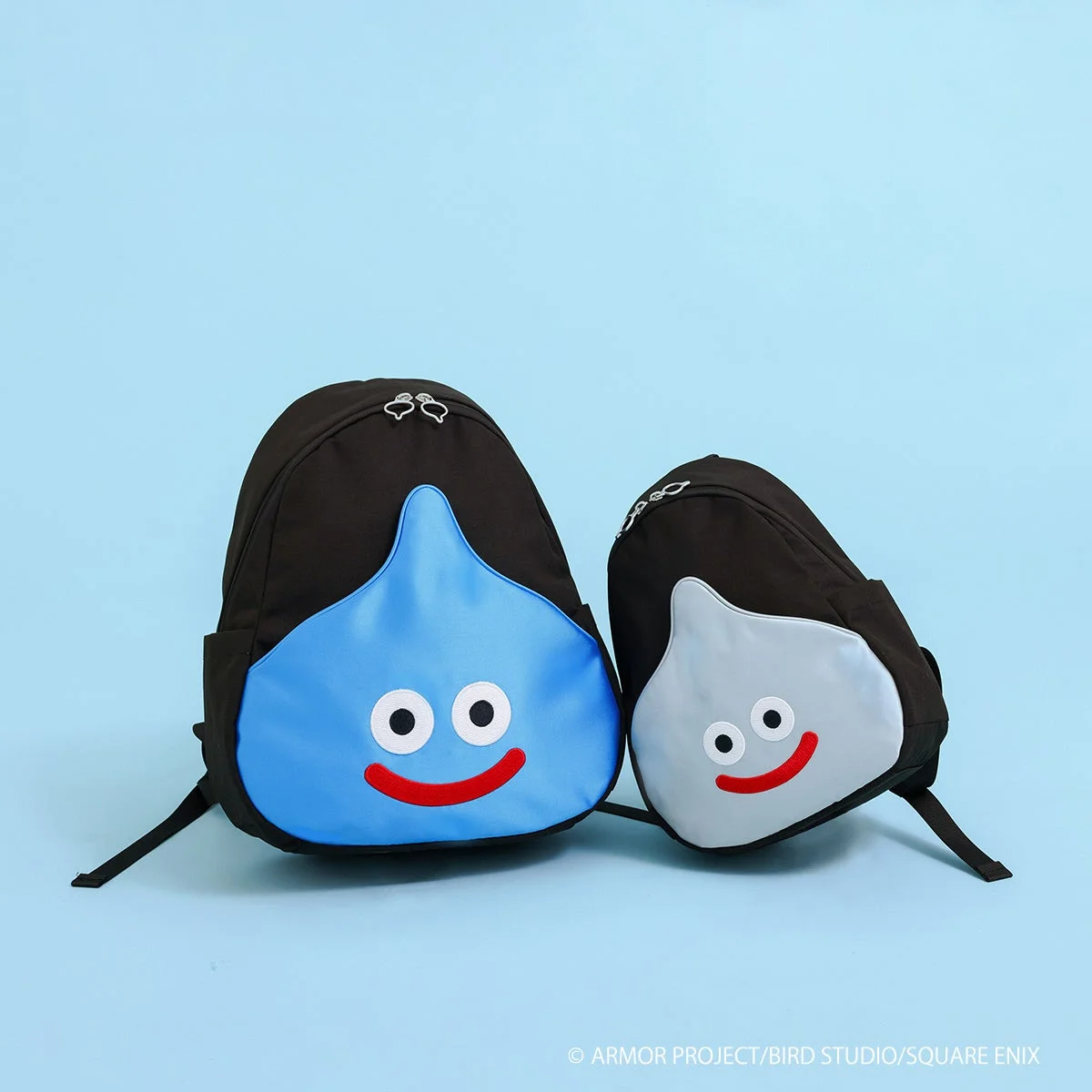 スライムとメタルスライムのフェイスリュックMサイズとSサイズ
