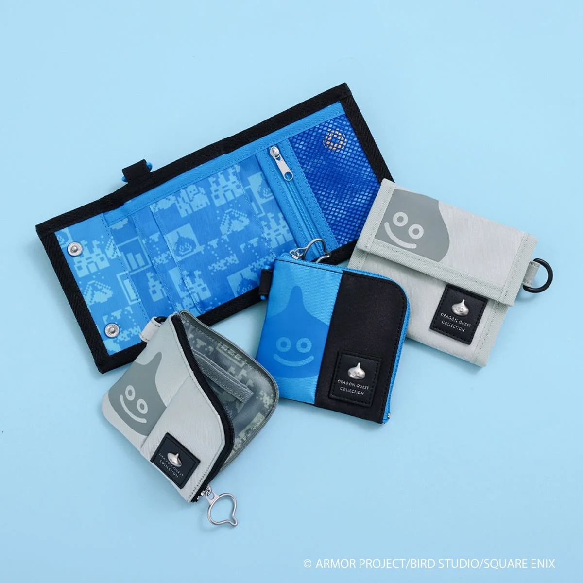 DRAGON QUEST COLLECTION ウォレットシリーズのL字コインケースとホックウォレット
