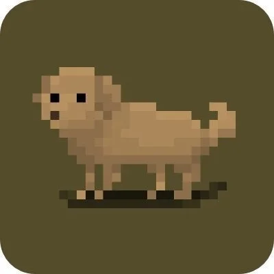 ココソラさんの犬のドット絵アイコン