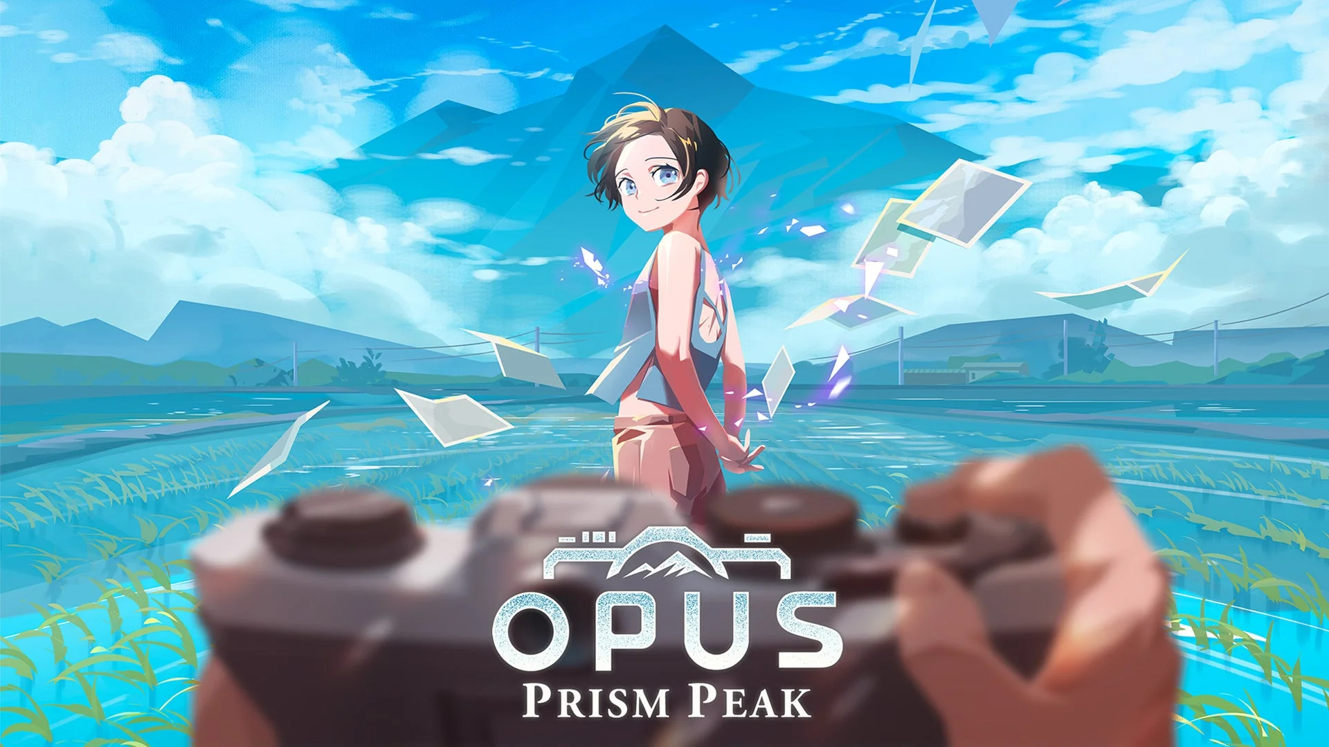 OPUS: Prism Peakのタイトルロゴとキービジュアル