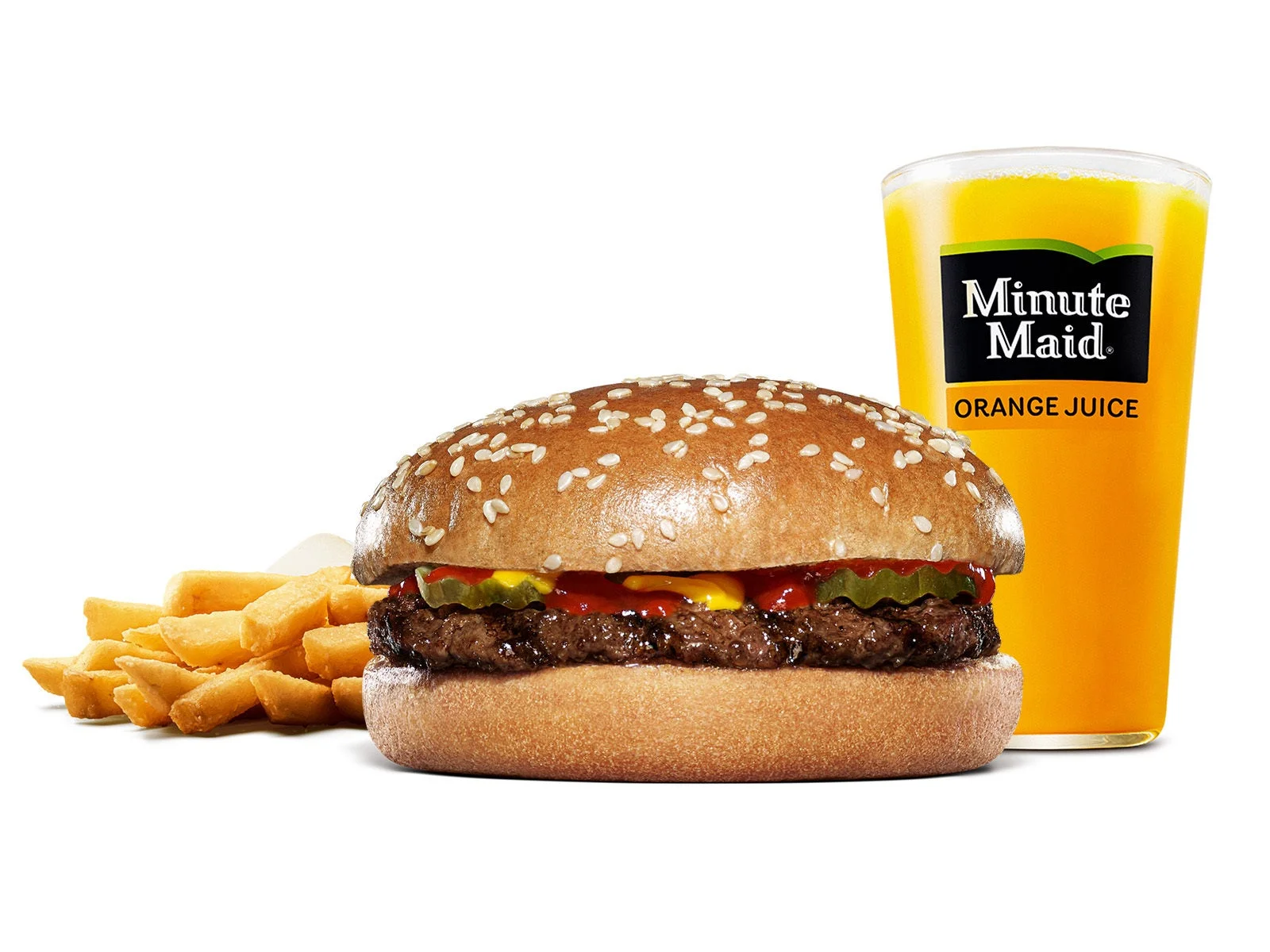 ハンバーガーキッズセット（フレンチフライ・ドリンク付き）