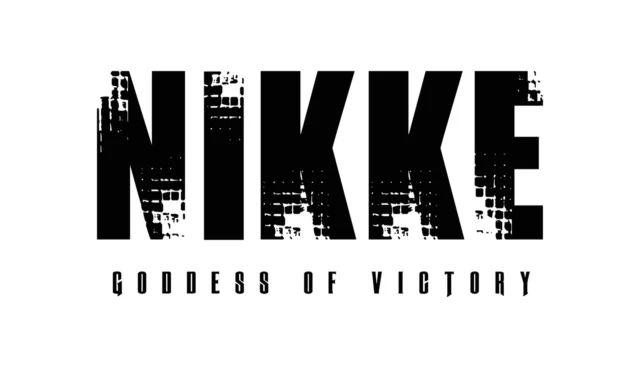 「勝利の女神:NIKKE」のタイトルロゴ